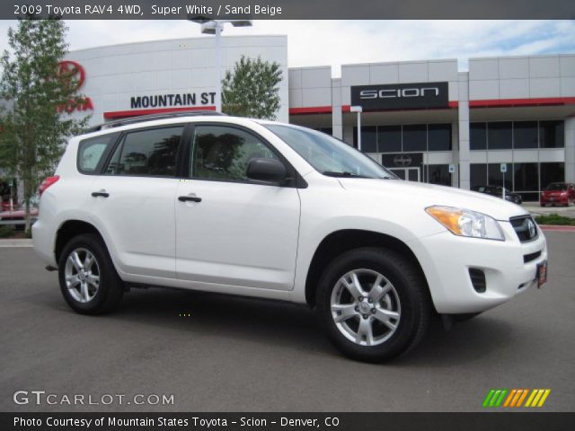 2009 Toyota RAV4 4WD in Super White