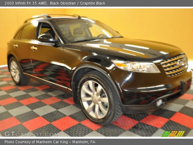 2003 Infiniti FX 35 AWD in Black Obsidian
