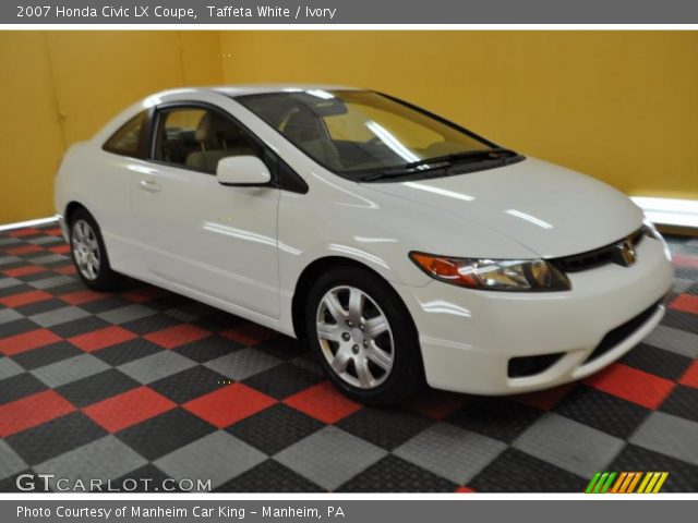 2007 Honda Civic LX Coupe in Taffeta White