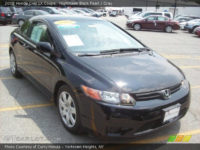 2008 Honda Civic LX Coupe in Nighthawk Black Pearl
