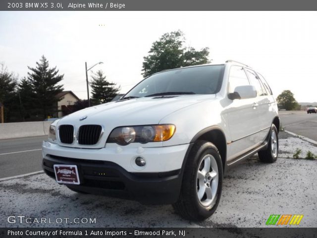 2003 BMW X5 3.0i in Alpine White