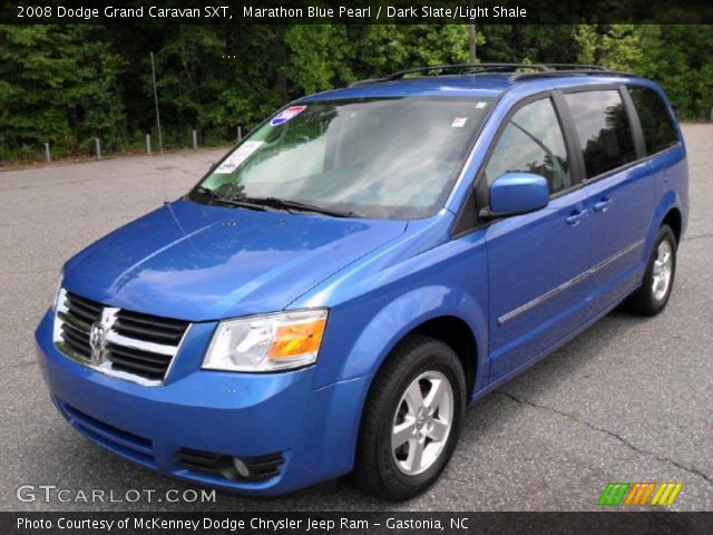 2008 Dodge Grand Caravan SXT in Marathon Blue Pearl