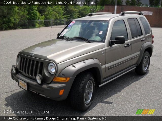 2005 Jeep Liberty Renegade 4x4 in Light Khaki Metallic