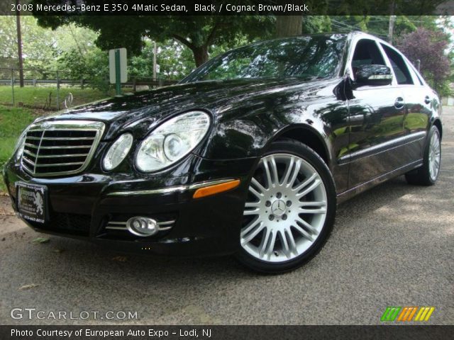 2008 Mercedes-Benz E 350 4Matic Sedan in Black