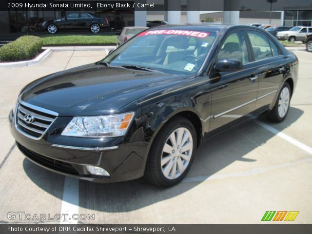 2009 Hyundai Sonata Limited in Ebony Black