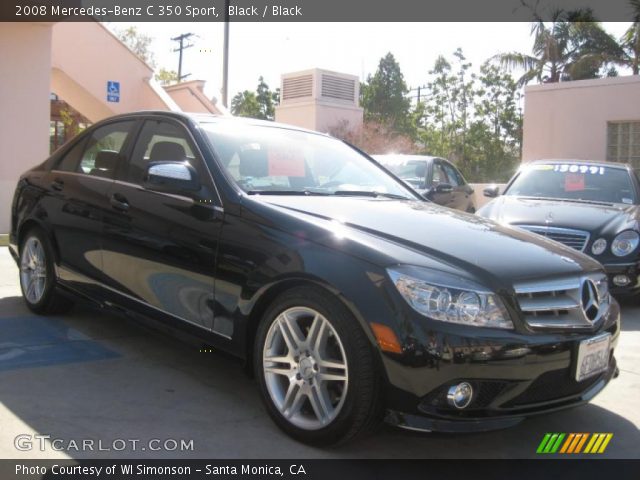 2008 Mercedes-Benz C 350 Sport in Black