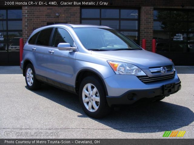 Glacier blue honda crv