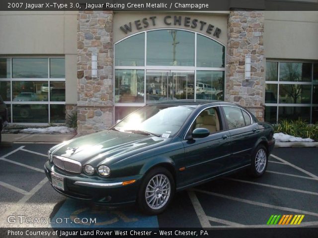 2007 Jaguar X-Type 3.0 in Jaguar Racing Green Metallic