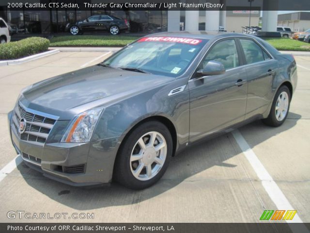 2008 Cadillac CTS Sedan in Thunder Gray Chromaflair