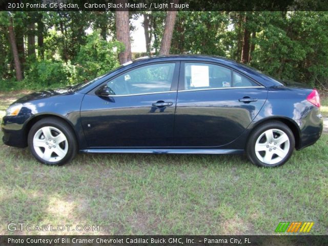 2010 Pontiac G6 Sedan in Carbon Black Metallic
