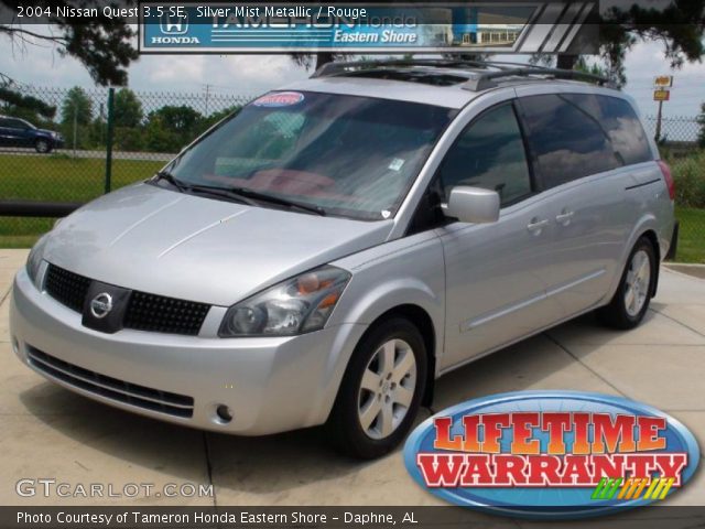 2004 Nissan Quest 3.5 SE in Silver Mist Metallic