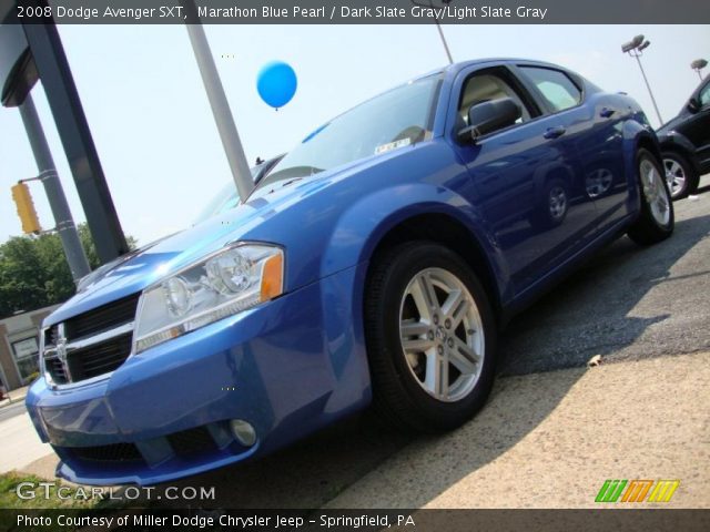 2008 Dodge Avenger SXT in Marathon Blue Pearl
