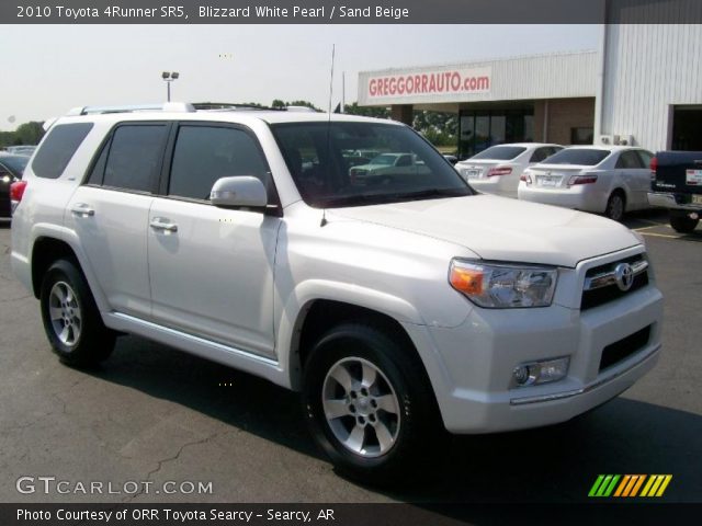 2010 Toyota 4Runner SR5 in Blizzard White Pearl