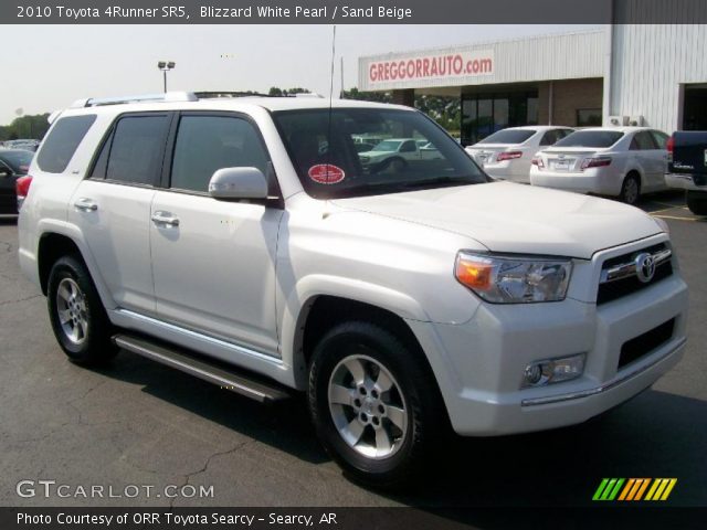 2010 Toyota 4Runner SR5 in Blizzard White Pearl