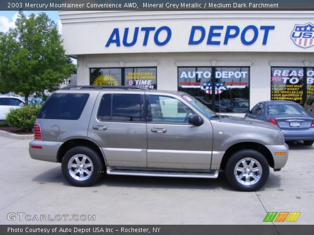 2003 Mercury Mountaineer Convenience AWD in Mineral Grey Metallic