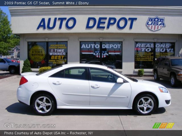 2009 Pontiac G6 GT Sedan in Summit White