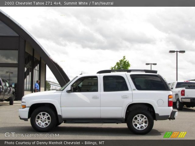 2003 Chevrolet Tahoe Z71 4x4 in Summit White