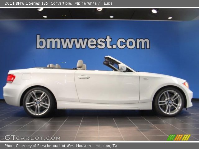 2011 BMW 1 Series 135i Convertible in Alpine White