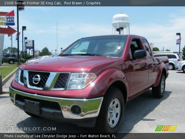 2008 Nissan Frontier SE King Cab in Red Brawn