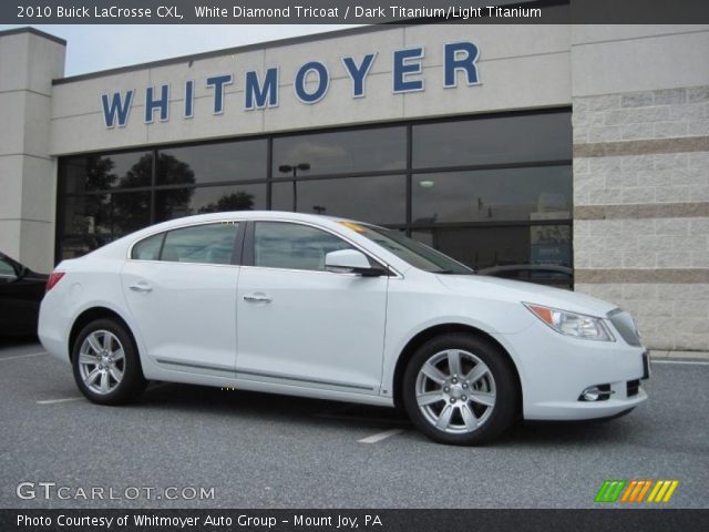 2010 Buick LaCrosse CXL in White Diamond Tricoat