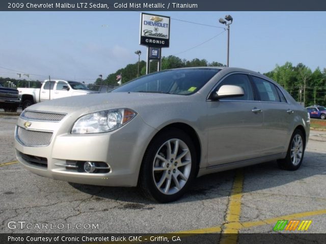2009 Chevrolet Malibu LTZ Sedan in Gold Mist Metallic