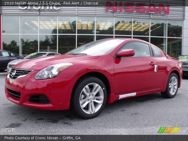 2010 Nissan Altima 2.5 S Coupe in Red Alert