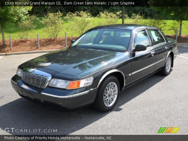 1999 Mercury Grand Marquis GS in Dark Green Satin Metallic