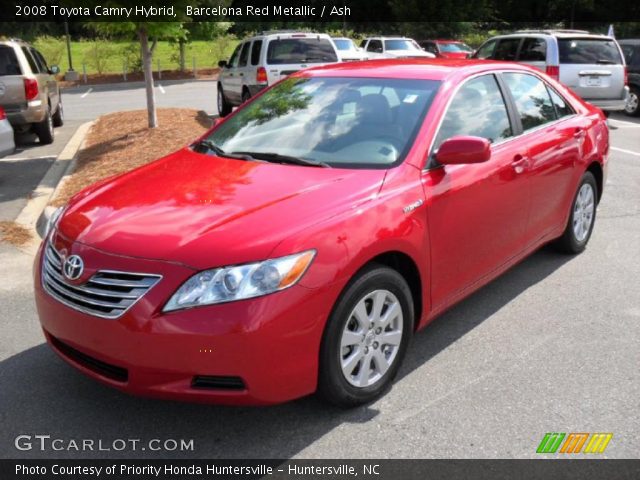 2008 Toyota Camry Hybrid in Barcelona Red Metallic