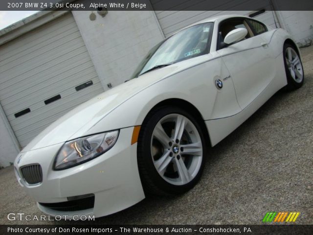 2007 BMW Z4 3.0si Coupe in Alpine White