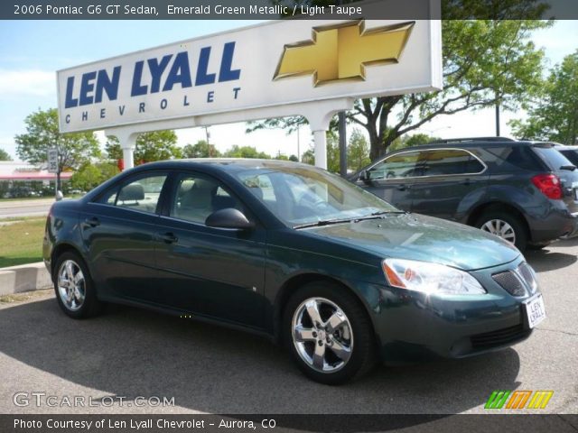 2006 Pontiac G6 GT Sedan in Emerald Green Metallic