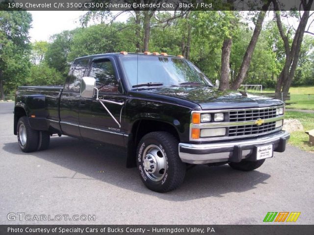 1989 Chevrolet C/K 3500 C3500 Silverado Extended Cab in Black