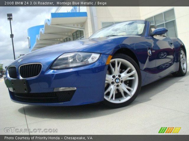 2008 BMW Z4 3.0i Roadster in Montego Blue Metallic