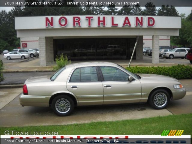 2000 Mercury Grand Marquis GS in Harvest Gold Metallic
