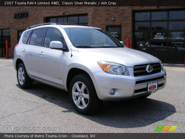 2007 Toyota RAV4 Limited 4WD in Classic Silver Metallic