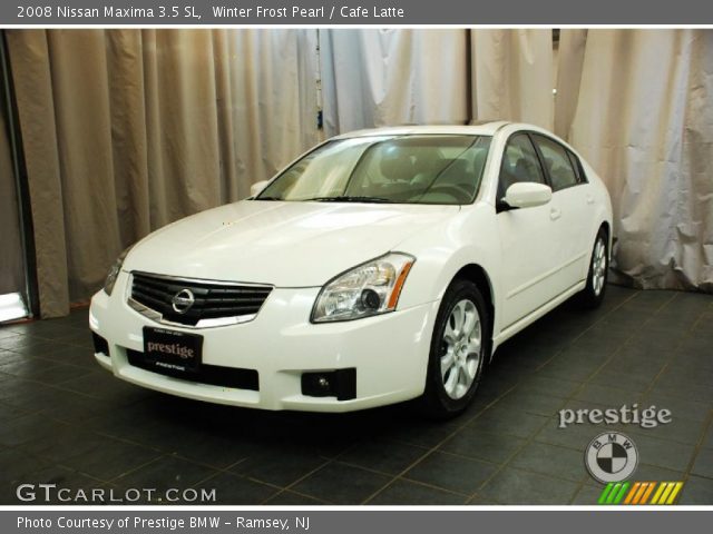2008 Nissan Maxima 3.5 SL in Winter Frost Pearl