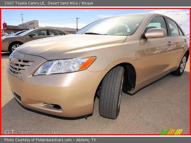 2007 Toyota Camry LE in Desert Sand Mica