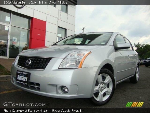 2009 Nissan Sentra 2.0 in Brilliant Silver