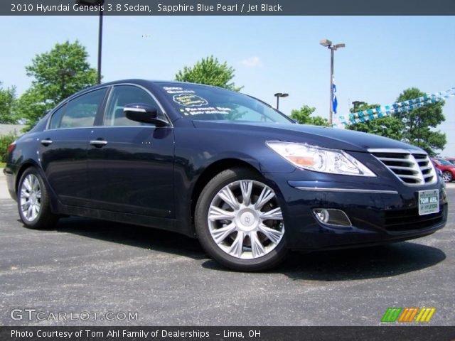 2010 Hyundai Genesis 3.8 Sedan in Sapphire Blue Pearl