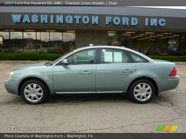 2007 Ford Five Hundred SEL AWD in Titanium Green Metallic