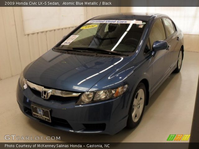 2009 Honda Civic LX-S Sedan in Atomic Blue Metallic