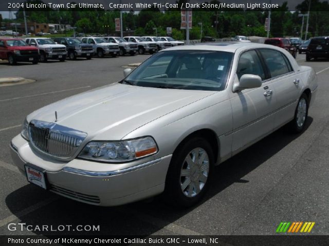 2004 Lincoln Town Car Ultimate in Ceramic White Tri-Coat