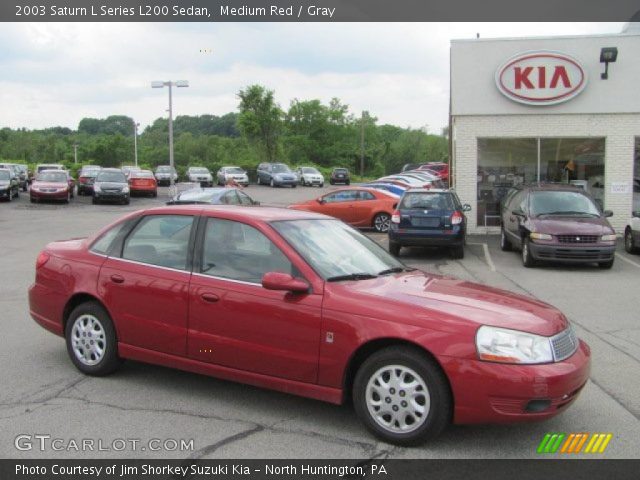 2003 Saturn L Series L200 Sedan in Medium Red