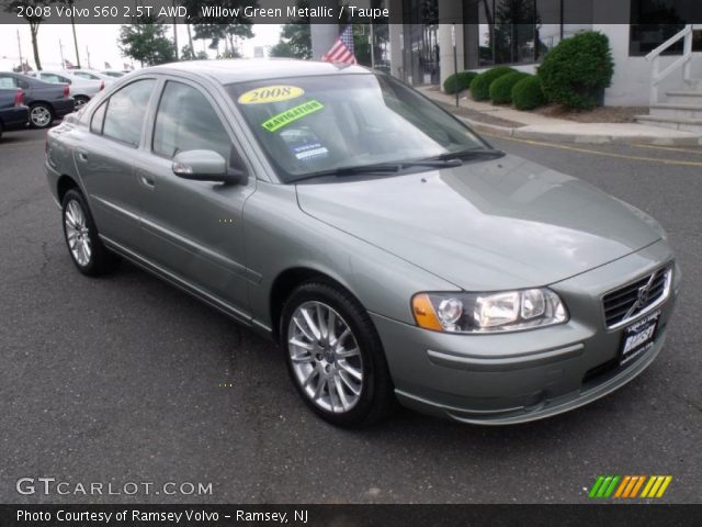 2008 Volvo S60 2.5T AWD in Willow Green Metallic