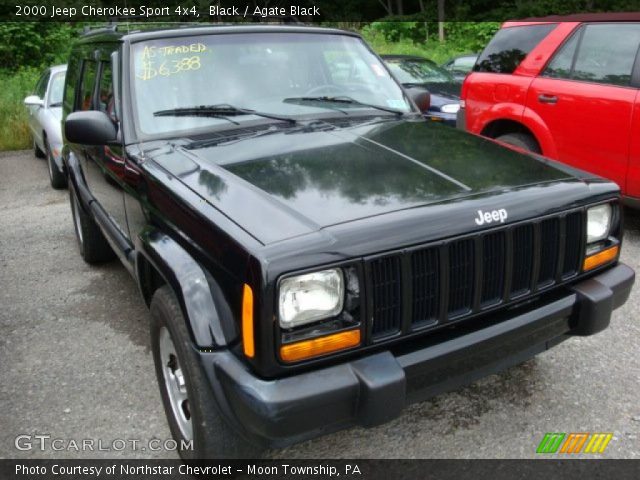 2000 Jeep Cherokee Sport 4x4 in Black