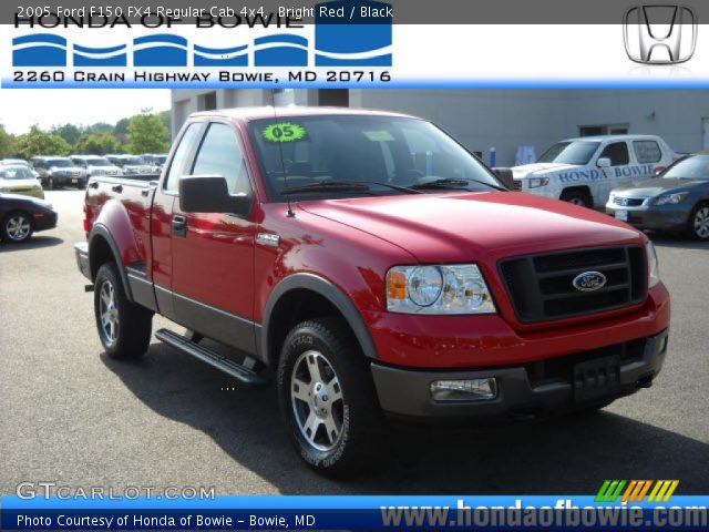 2005 Ford F150 FX4 Regular Cab 4x4 in Bright Red