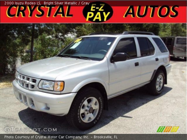 2000 Isuzu Rodeo LS in Bright Silver Metallic