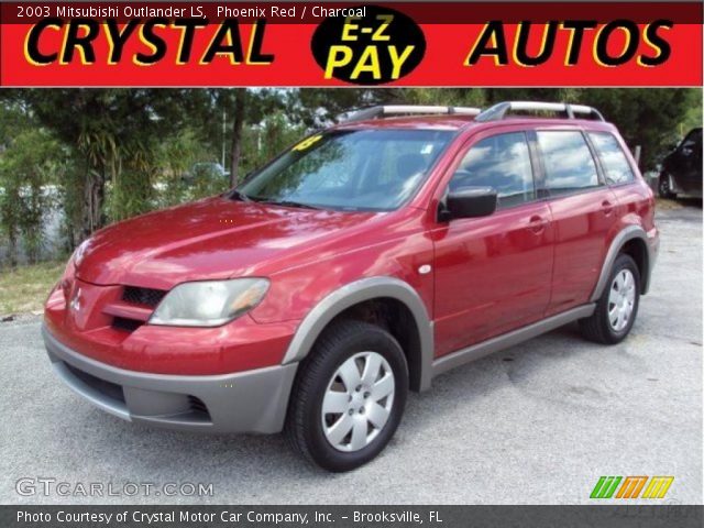 2003 Mitsubishi Outlander LS in Phoenix Red