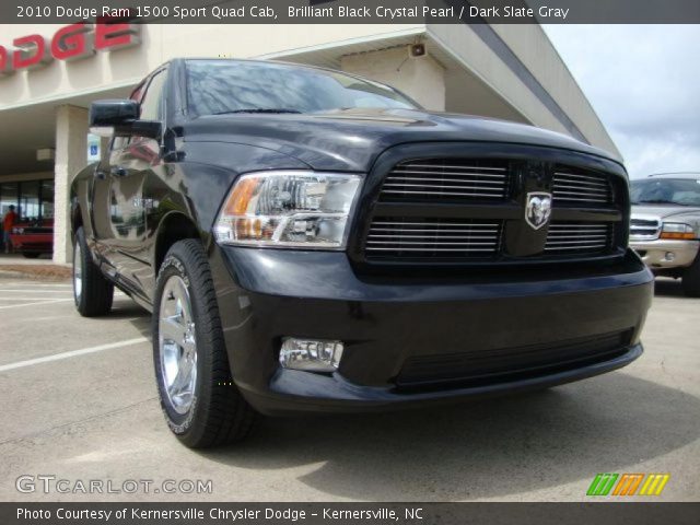 2010 Dodge Ram 1500 Sport Quad Cab in Brilliant Black Crystal Pearl