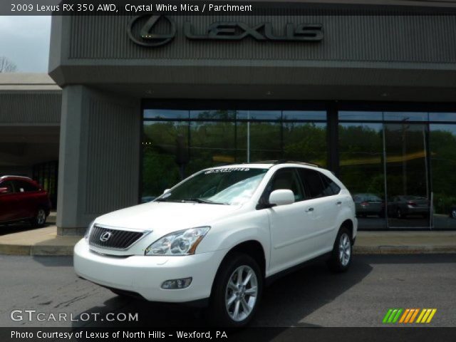2009 Lexus RX 350 AWD in Crystal White Mica
