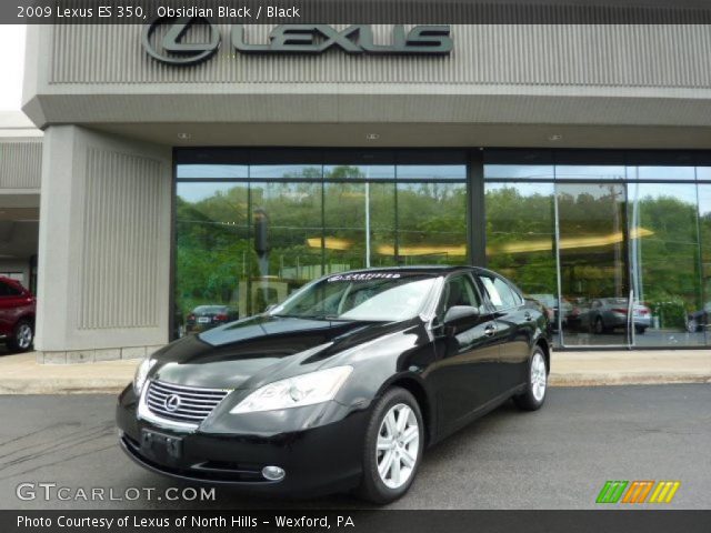 2009 Lexus ES 350 in Obsidian Black